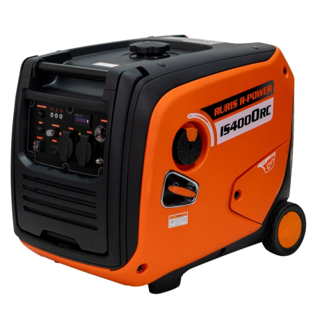 Generatoare - Generator curent inverter ModelR-Power IS4000RC, 4000W, pornire electrică + telecomandă, benzină, 230V + 12V, portabil, autonomie mare, regulator automat tensiune