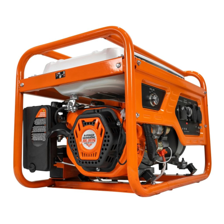 Generator curent ModelR-Power GE 2800RC, 2800W, AVR, pornire electrică + telecomandă, benzină, 230V, motor 4 timpi, cupru, 2 prize, ideal uz casnic și șantier [1]