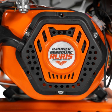 Generator curent ModelR-Power GE 2800RC, 2800W, AVR, pornire electrică + telecomandă, benzină, 230V, motor 4 timpi, cupru, 2 prize, ideal uz casnic și șantier [3]