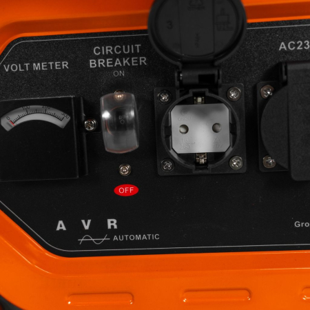 Generator curent ModelR-Power GE 2800RC, 2800W, AVR, pornire electrică + telecomandă, benzină, 230V, motor 4 timpi, cupru, 2 prize, ideal uz casnic și șantier [8]