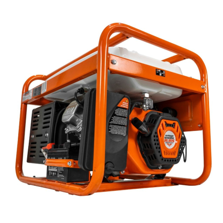 Generator curent ModelR-Power GE 2800RC, 2800W, AVR, pornire electrică + telecomandă, benzină, 230V, motor 4 timpi, cupru, 2 prize, ideal uz casnic și șantier [2]
