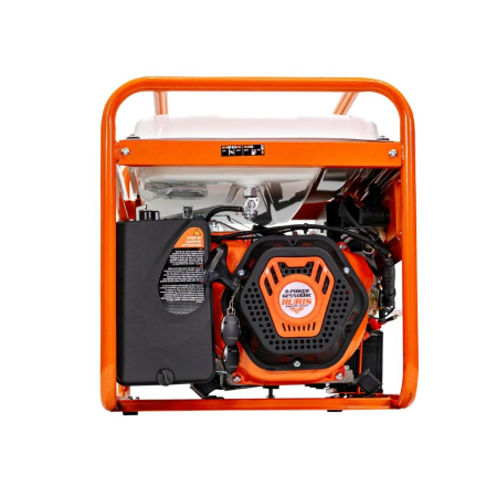 Generator curent ModelR-Power GE 5500RC, 5500W, AVR, pornire electrică + telecomandă, benzină, 230V, motor 4 timpi, 2 prize, cupru, cadru industrial [2]