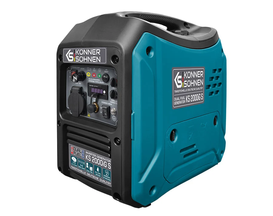 Generator de curent 2 Kw, Inverter, insonorizat, Hibrid ( GPL + Benzina) KONNER & SOHNEN - KS-2000IG-S, putere motor 2.5 cp / 79.7 cmc [3]