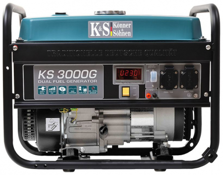 Generator de curent 3 kW HIBRID (GPL + Benzina) - Konner & Sohnen - KS-3000-G [1]