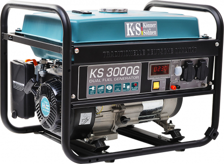 Generator de curent 3 kW HIBRID (GPL + Benzina) - Konner & Sohnen - KS-3000-G [2]