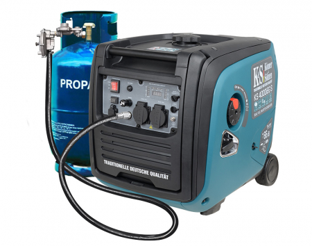 BRICOLAJ - GENERATOR DE CURENT 4 KW INVERTER - BENZINA - INSONORIZAT - KONNER & SOHNEN - KS-4000IEG-S