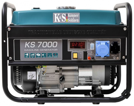 BRICOLAJ - Generator de curent 5.5 kW benzina PRO - Konner & Sohnen - KS-7000