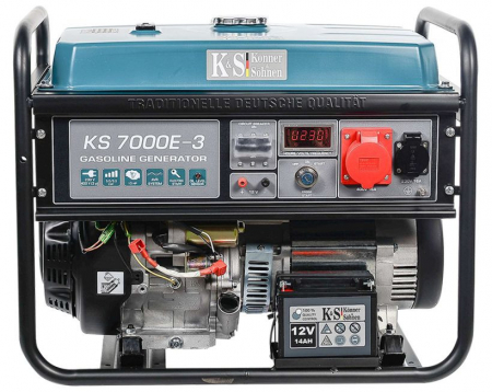 BRICOLAJ - Generator de curent 5.5 kW benzina PRO - Konner & Sohnen - KS-7000E-3