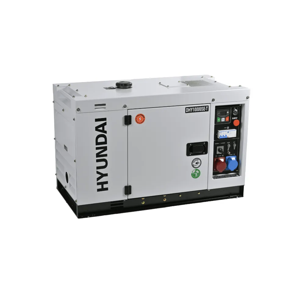 Generator de curent cu motor diesel Hyundai DHY-10000SE-T, putere 10 kVa, putere motor 14.4 CP [2]