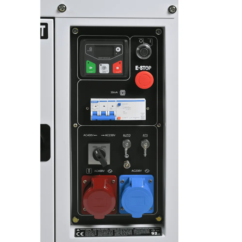 Generator de curent cu motor diesel Hyundai DHY-10000SE-T, putere 10 kVa, putere motor 14.4 CP [4]