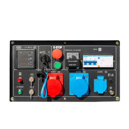 Generator de curent inverter monofazat cu motor diesel Hyundai DHY-9000SEi-T, putere 6.5 KW, motor 12 CP [3]