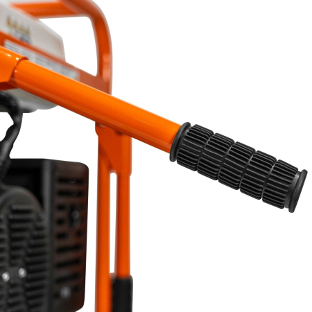 Generator curent trifazat Model R-Power GE 9000RC ATS, 7500W, AVR + ATS, pornire electrică cu telecomandă, 230/400V, benzină, motor 4 timpi, cupru, roți transport, cadru industrial [8]