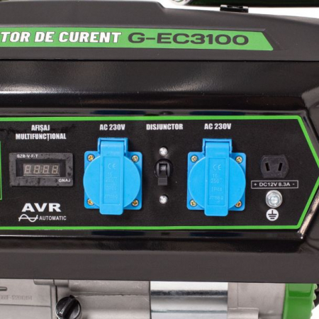 Generator de curent pe benzina Greenfield G-EC3100, portabil, monofazat, putere 2.3 kVA [7]
