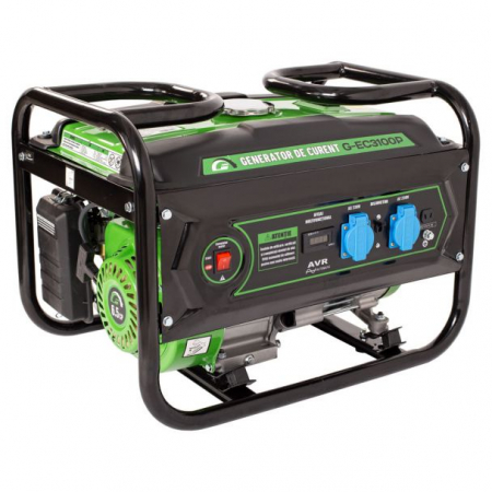 Generator de curent pe benzina Greenfield G-EC3100P, portabil, monofazat, 2.3 kVA, bobinaj alternator cupru [2]