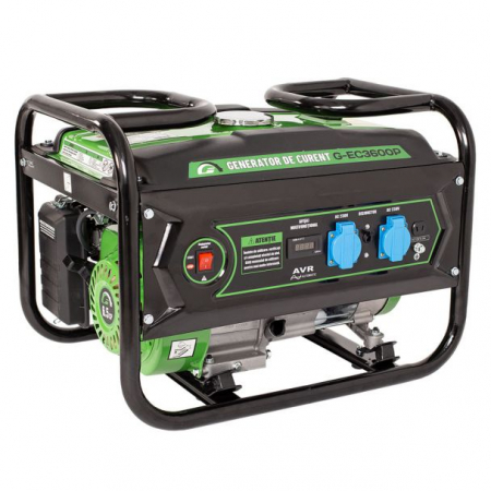 Generator de curent pe benzina Greenfield G-EC3600P, portabil, monofazat, putere 2.4 kVA, bobinaj alternator cupru [2]