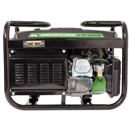 Generator de curent pe benzina Greenfield G-EC3600P, portabil, monofazat, putere 2.4 kVA, bobinaj alternator cupru [10]