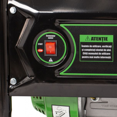 Generator de curent pe benzina Greenfield G-EC3600P, portabil, monofazat, putere 2.4 kVA, bobinaj alternator cupru [8]