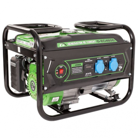 BRICOLAJ - Generator de curent pe benzina Greenfield G-EC4600, portabil, monofazat, 3.3 kVA
