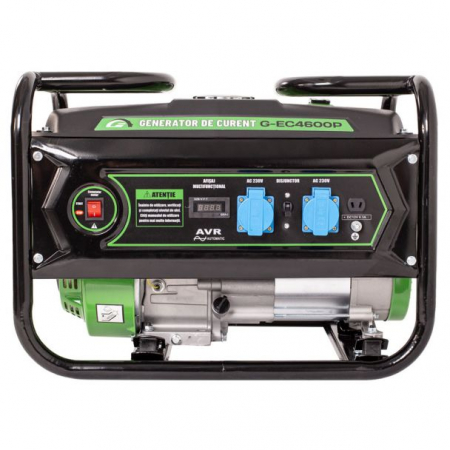 Generator de curent pe benzina Greenfield G-EC4600P, portabil, monofazat, 3.3 kVA, bobinaj alternator cupru [2]