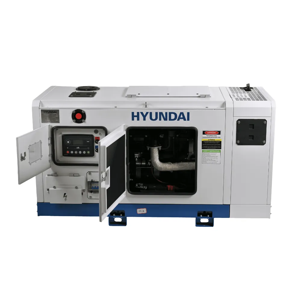 Generator de curent trifazat cu motor diesel, 4 timpi de 13 kW, HYUNDAI DHY15L [4]