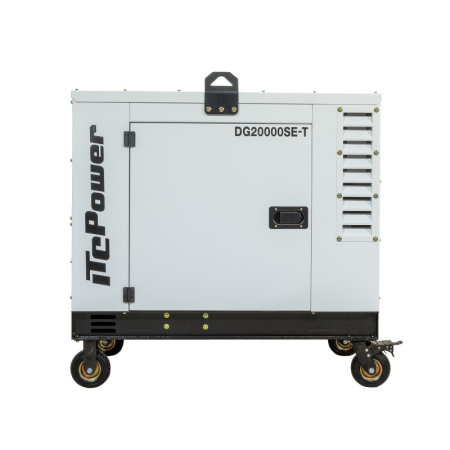 Generatoare - Generator Diesel Insonorizat, ITC Power DG20000SE-T, Monofazat/Trifazat, 18.8 kVA / 14 kW, 230V/400V, Motor 25.8 CP, AVR, Pornire Electrica, Euro 5
