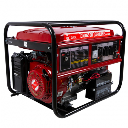 BRICOLAJ - Generator electric DRK, 5500W, 7.5cp, stabilizator de tensiune (AVR)