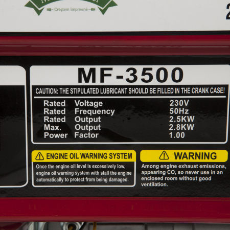 Generator electric monofazat pe benzina Micul Fermier, MF-3500, 2800W , 4Cp [11]