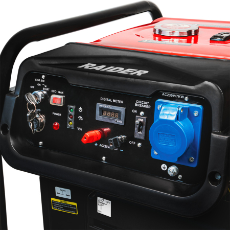 Generator pe benzină cu invertor RD-GG22, 11 kW, pornire electrică, 500 cm³, 230 V, rezervor 25 L, protecții automate, carcasă fonoizolată [2]