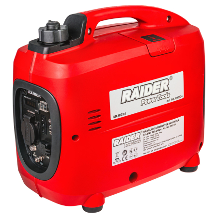 BRICOLAJ - Generator pe benzină inverter RDP RD-GG24, 1.2 kW, 230V, funcționare silențioasă, priza 5V DC, pornire manuală