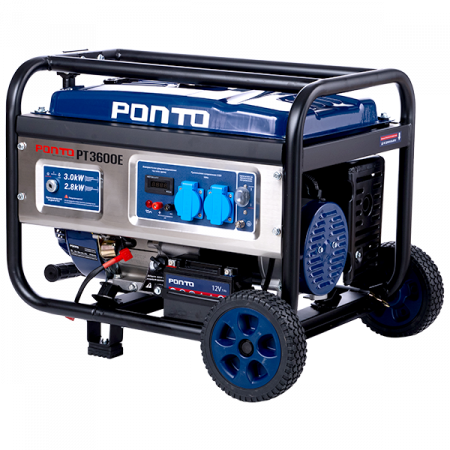 BRICOLAJ - Generator pe benzina Ponto 3600Е XD, putere 3 kw, putere motor 7 CP, 212cm³