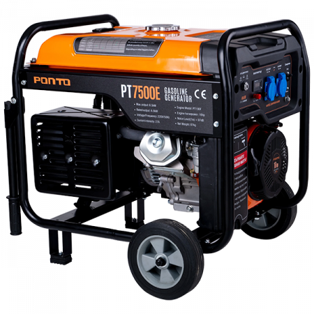 BRICOLAJ - Generator pe benzina Ponto 7500E, putere 6.5 Kw, putere motor 15 cp, 420 cm³