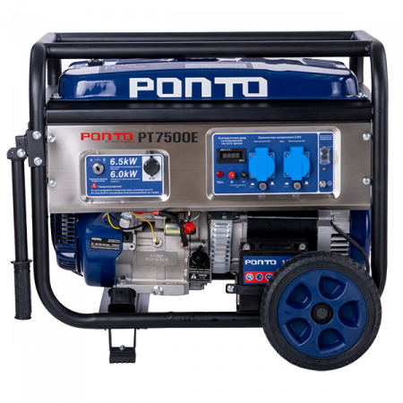 Generator pe benzina Ponto 7500Е XD, putere maxima 6,5 kW, putere motor 15 Cp [1]