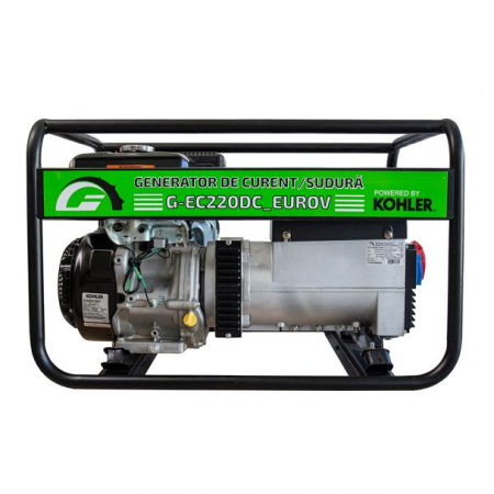 Aparate de sudura - Generator portabil de curent si sudura Greenfield G-EC220DC_EUROV, trifazat, 6.1 kVA, curent sudura 40-220 A