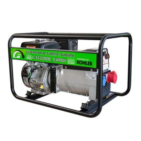 Generator portabil de curent si sudura Greenfield G-EC220DC_EUROV, trifazat, 6.1 kVA, curent sudura 40-220 A [1]