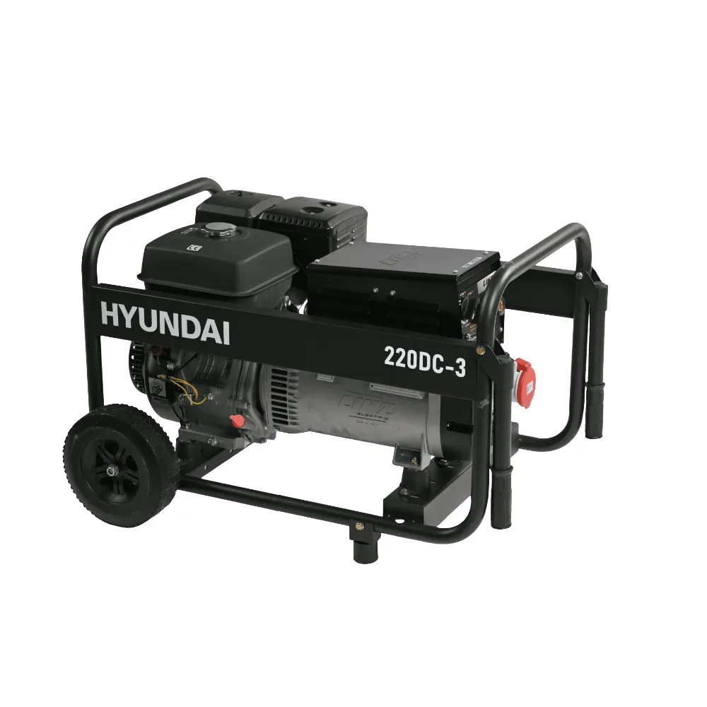 Generator de Curent Trifazat Hyundai HYKW220DC-3M cu Aparat de Sudură, 8.8 kVA, Motor OHV 4 Timpi, Alternator LINZ Electric, Electrozi până la 4 mm [1]