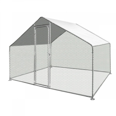 ZOOTEHNIE - Cotet (tarc) pentru pasari 3 x 2 x 1.95 m, otel galvanizat, Micul Fermier GF-2195