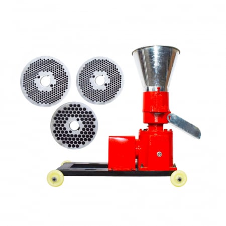 ZOOTEHNIE - Granulator furaje KL-125 motor 3KW/1500 RPM/230V/80KG/H cu 3 matrite ( fara motor )