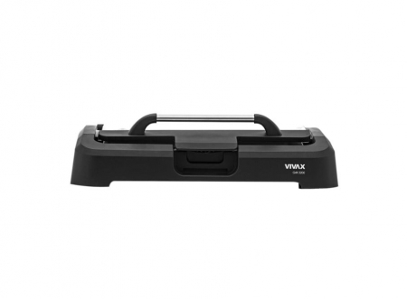 Gratar electric Vivax EG-4030RC, 2000 W, Incalzire rapida M-Shape, Termostat detasabil, Tava curatare retractabila, Suprafata gratar / plita [1]