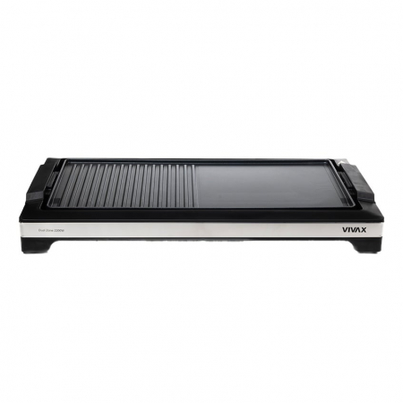 Gratare electrice - Gratar electric Vivax EG-5010X, 2200 W, Termostat detasabil, Tava curatare detasabila, Suprafata gratar / plita