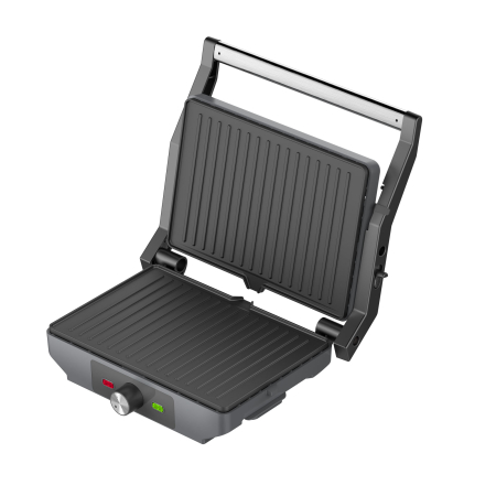 Grill Electric Samus GTS-1600X, 1600W, Deschidere 180°, Placi Antiaderente, Control Temperatura [0]