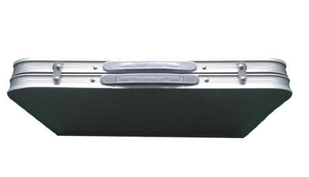 Set Camping Heinner, Masă Pliabilă Tip Servietă 120 x 60 cm și 4 Scaune Pliabile, Înălțime Reglabilă 55/62/70 cm, Cadru Aluminiu, Blat MDF, Transport Ușor [3]