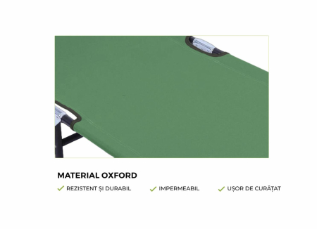 HEINNER SEZLONG CU PARASOLAR 186X55X24CM VERDE [4]