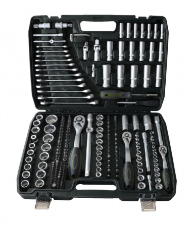 BRICOLAJ - HEINNER TRUSA 216 PIESE CR-V (1/4",3/8"&1/2")