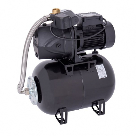 Hidrofor cu pompa autoamorsanta Wasserkonig FL446625, fonta, putere 900 W, debit 3960 l/h, inaltime refulare 44 m, vas de expansiune 24 l [1]