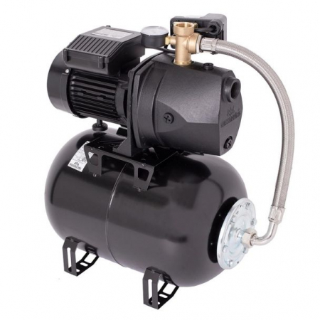 GRADINA - Hidrofor cu pompa autoamorsanta Wasserkonig FL446725, fonta, putere 800 W, debit 4020 l/h, inaltime refulare 44 m, vas de expansiune 24 l