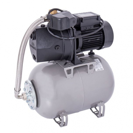 Hidrofor cu pompa autoamorsanta Wasserkonig FL477325, fonta, putere 1000 W, debit 4380 l/h, inaltime refulare 47 m, vas de expansiune 24 l [1]