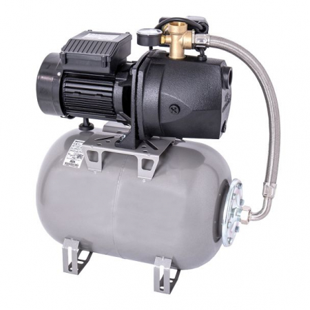 GRADINA - Hidrofor cu pompa autoamorsanta Wasserkonig FL477325, fonta, putere 1000 W, debit 4380 l/h, inaltime refulare 47 m, vas de expansiune 24 l
