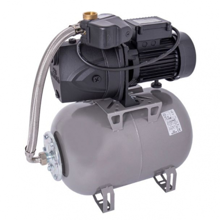 Hidrofor cu pompa autoamorsanta Wasserkonig FL528625, fonta, putere 1250 W, debit 5160 l/h, inaltime refulare 52 m, vas de expansiune 24 l [1]