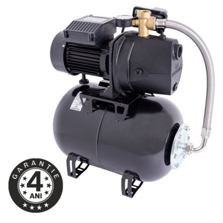 GRADINA - Hidrofor cu pompa autoamorsanta Wasserkonig FL568925, fonta, putere 1400 W, debit 5340 l/h, inaltime refulare 56 m, vas de expansiune 24 l