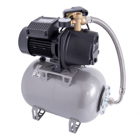Hidrofor cu pompa autoamorsanta Wasserkonig FS475825, fonta, putere 900 W, debit 3480 l/h, inaltime refulare 47 m, vas de expansiune 24 l [1]